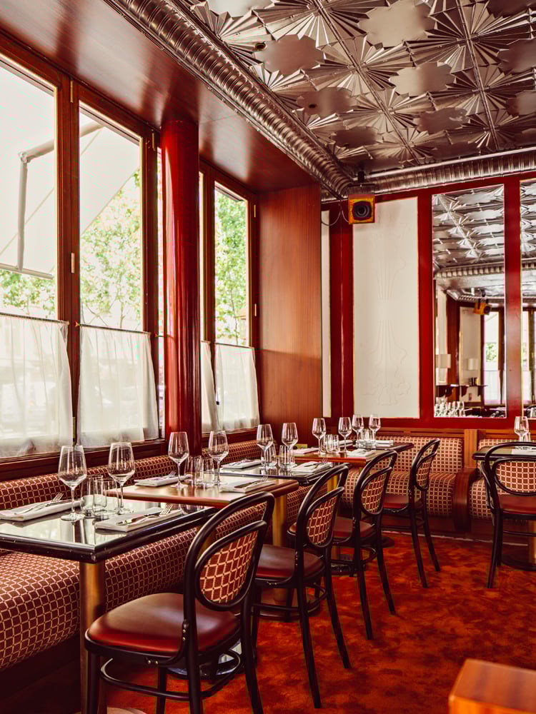 la brasserie Brass à Saint Germain des Prés