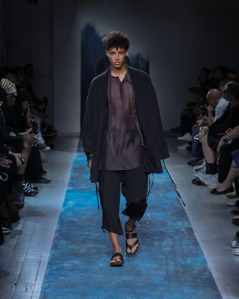 Yohji Yamamoto Spring/Summer 2026 menswear show.