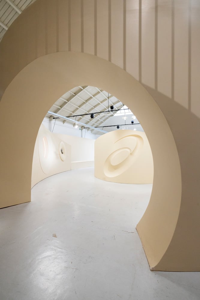 The Asics pop-up store in the Marais during the Men's Fashion Week in June 2025.