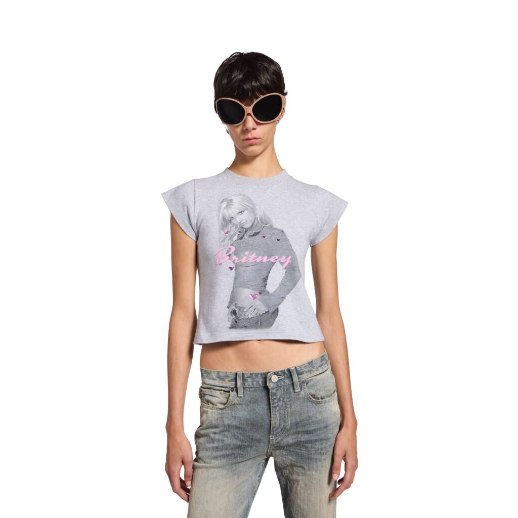 Balenciaga x Britney Spears graphic vintage t-shirt..