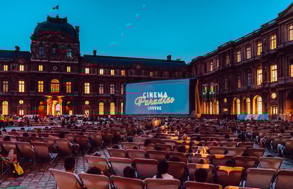 Photo du festival Cinéma Paradiso Louvre.