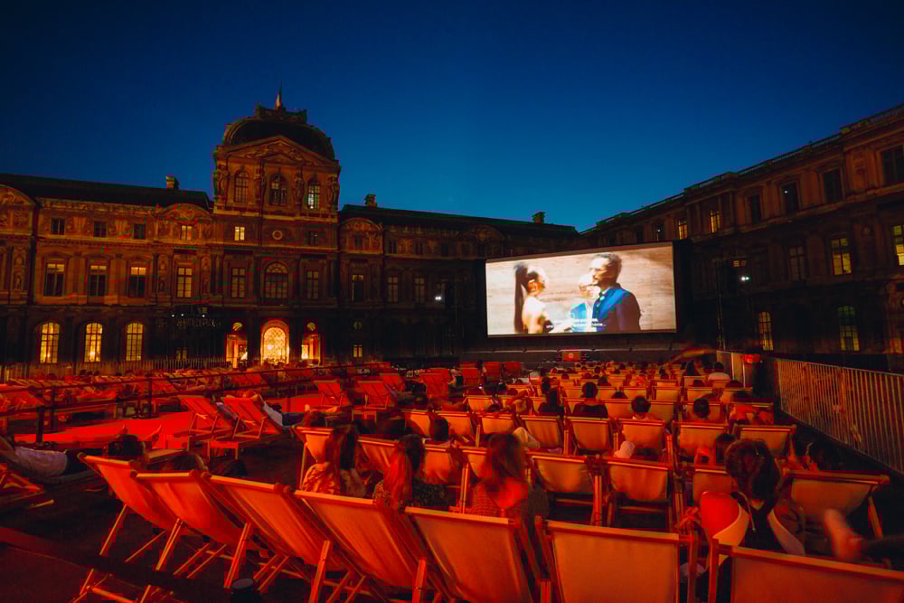 Photo du festival Cinéma Paradiso Louvre.