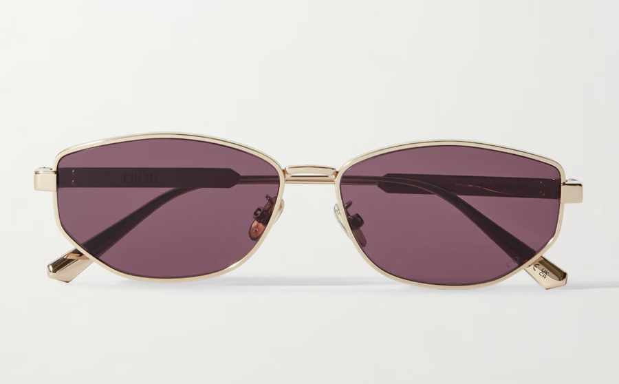 Dior Eyewear metal frame, rose gold sunglasses