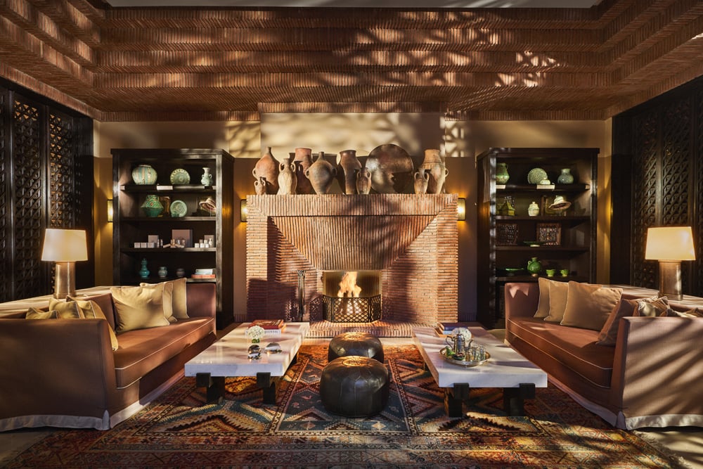 The spa of the Mandarin Oriental in Marrakech.