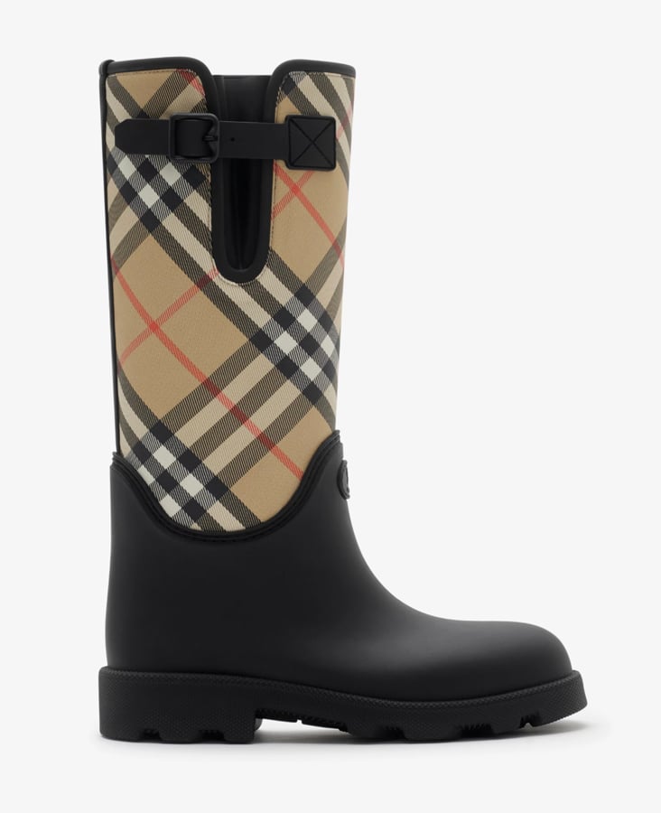 bottes en caoutchouc burberry