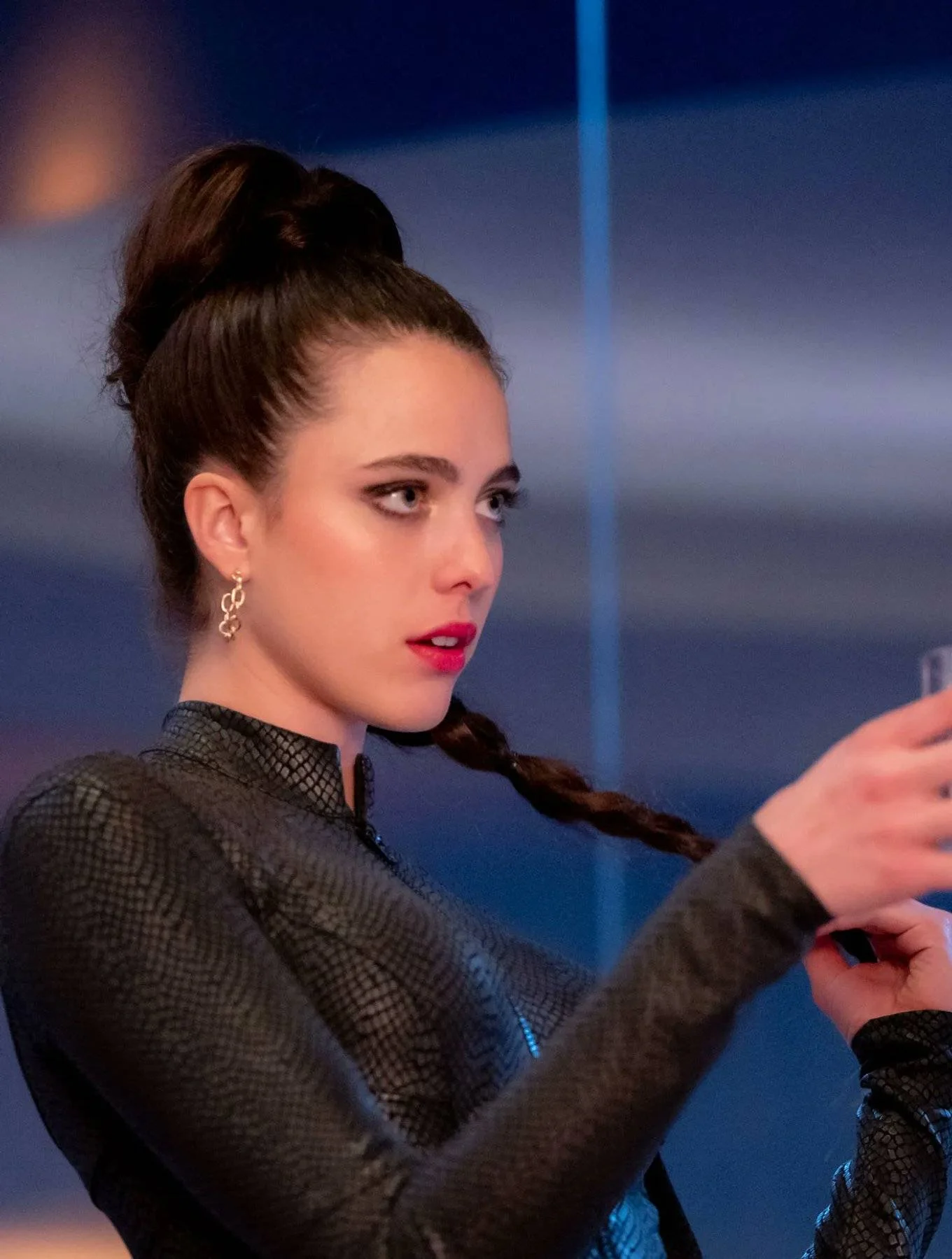 L’actrice Margaret Qualley dans The Substance (2024) © Working Title.