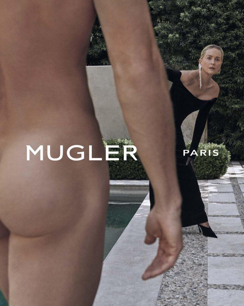 Sharon Stone dans la nouvelle campagne re/edit de Mugler © Branislav Šimončík.