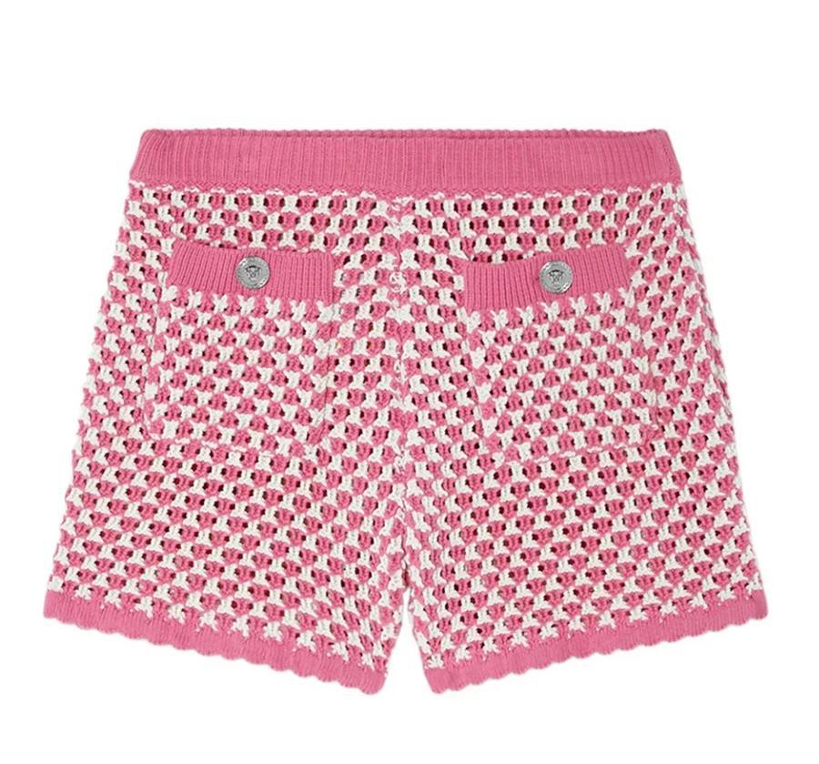 short en crochet tendance printemps-ete 2026 versace