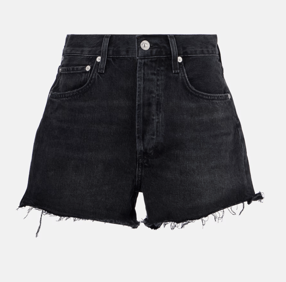 short en denim noir tendance printemps-ete 2026 citizens of humanity