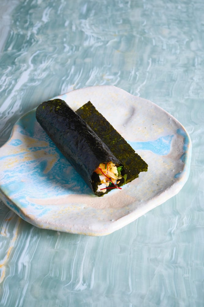 rolls japonais végétariens hando marais