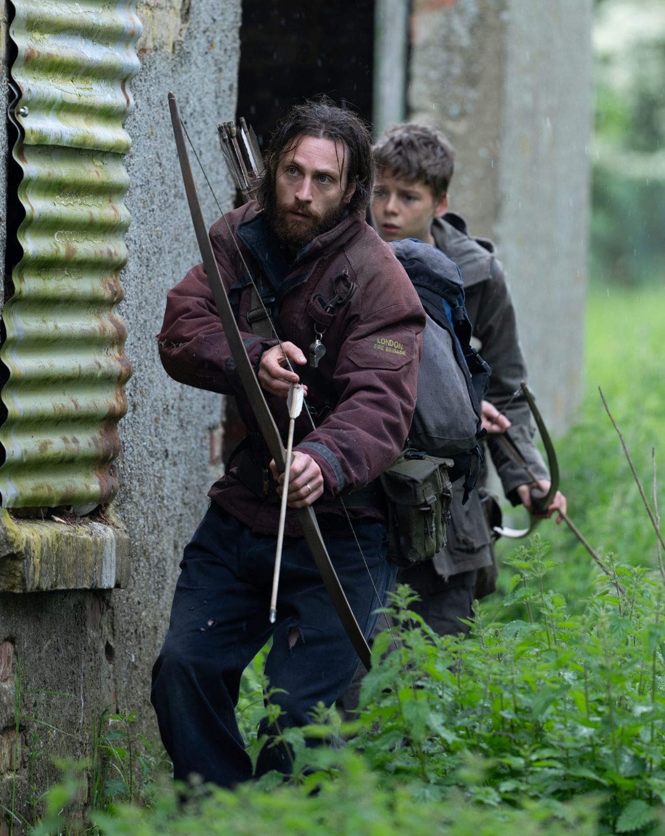 L'acteur Aaron Taylor-Johnson dans 28 Days Later de Danny Boyle.