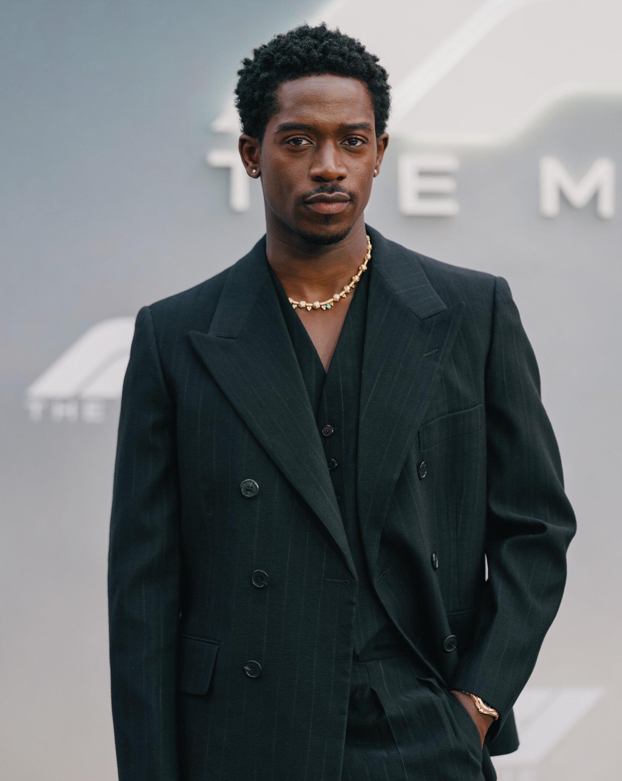 Photo de l'acteur Damson Idris à l'avant-première du film F1 le 16 juin 2025.