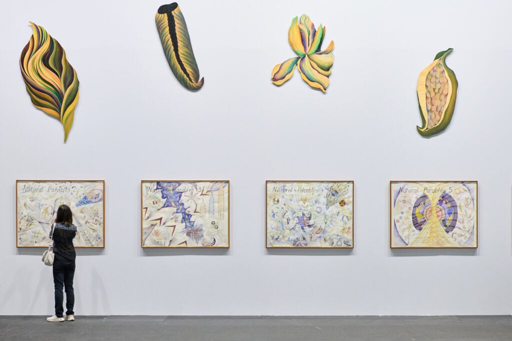 Untitled Art Basel Bâle 2025 œuvres époustouflantes Faith Wilding