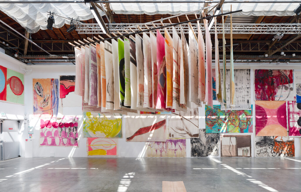 Vivian Suter exposition Palais de Tokyo Paris peinture