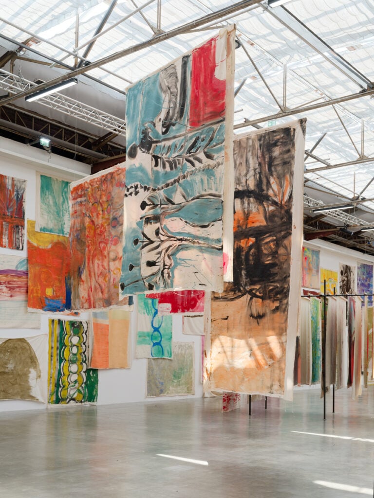 Vivian Suter exposition Palais de Tokyo Paris peinture