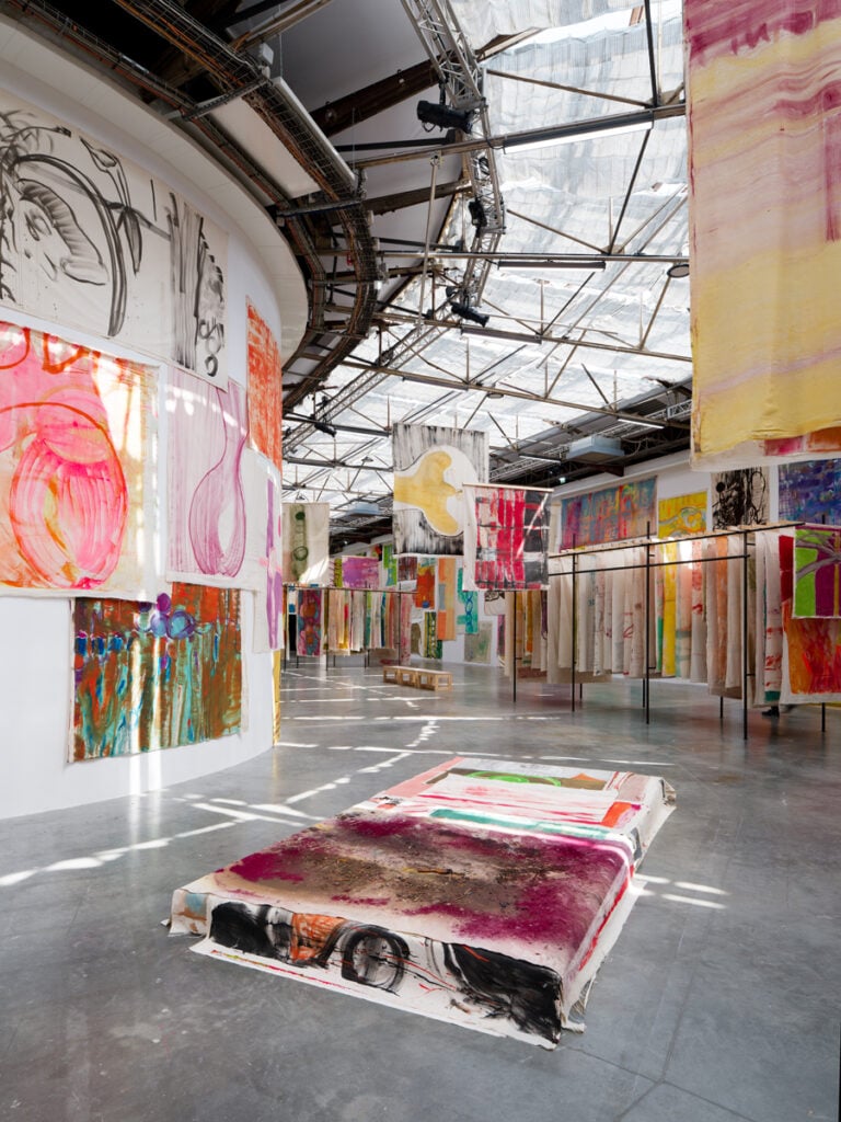 Vivian Suter exposition Palais de Tokyo Paris peinture