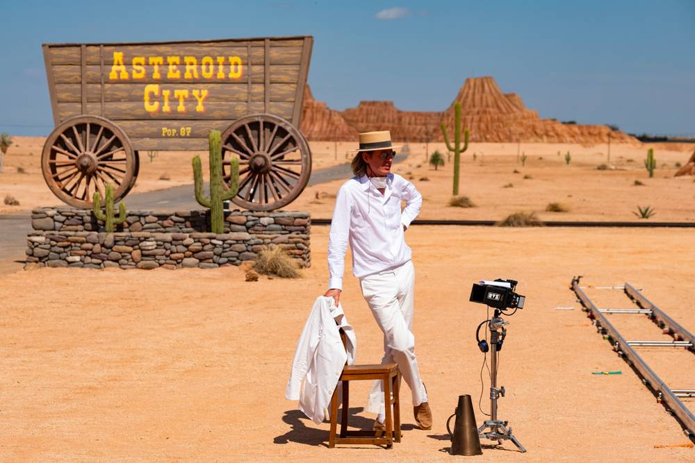 Wes Anderson sur le tournage du film « Asteroid City »