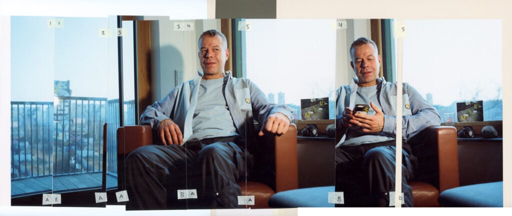 Wolfgang Tillmans dans son studio à Berlin. 