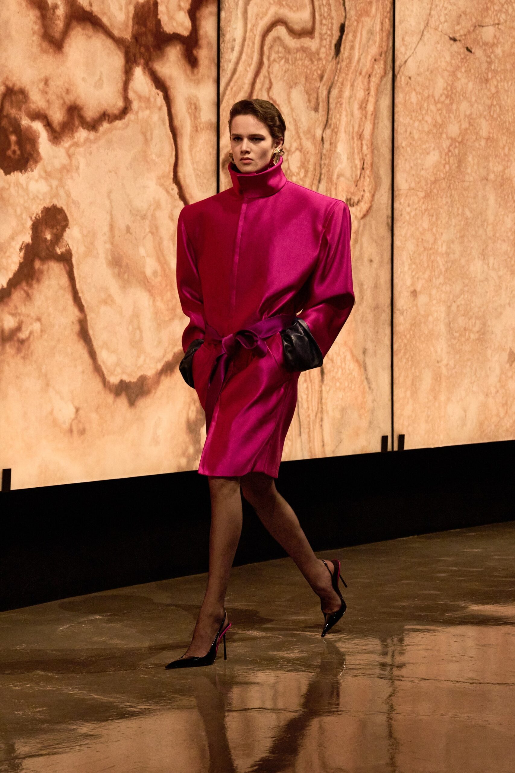 Saint Laurent tendance épaule XXL automne-hiver 2025-2026 