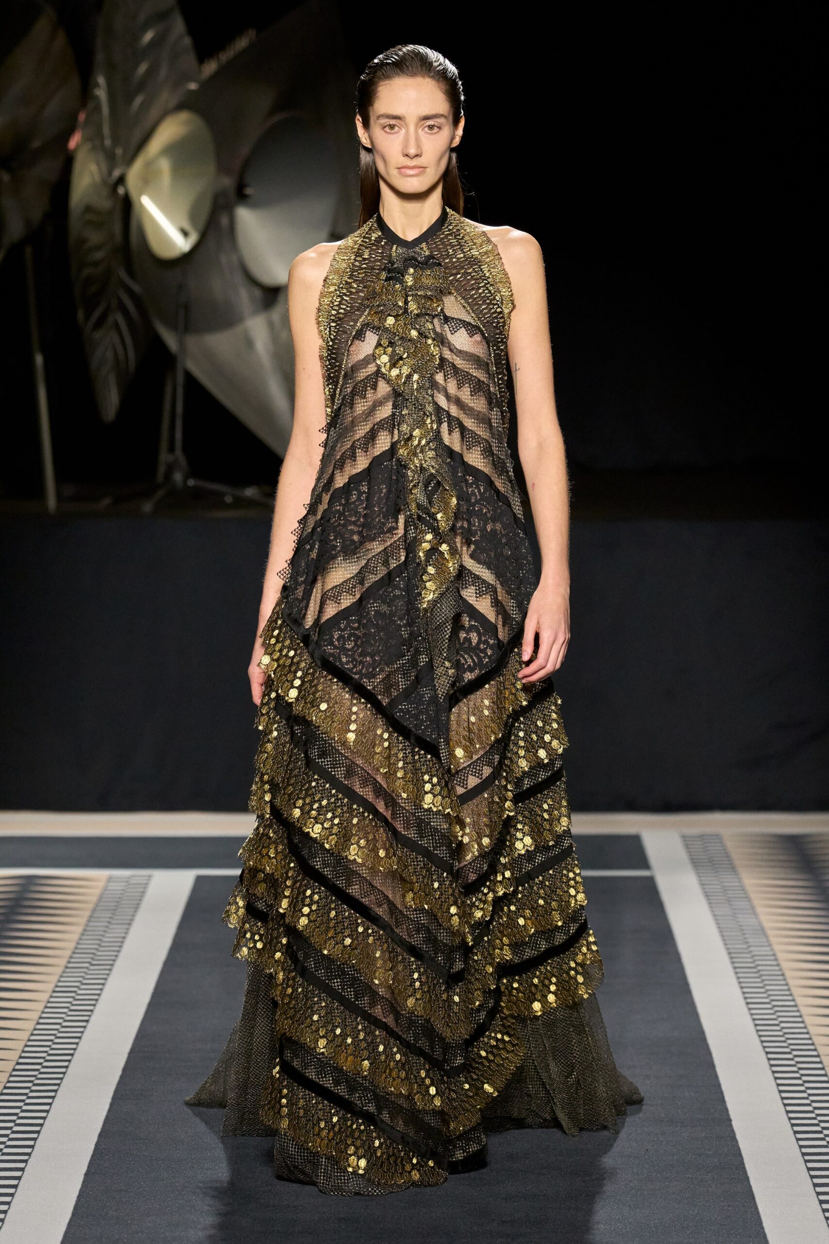 robe couture opulence Lanvin tendance automne-hiver 2025-2026