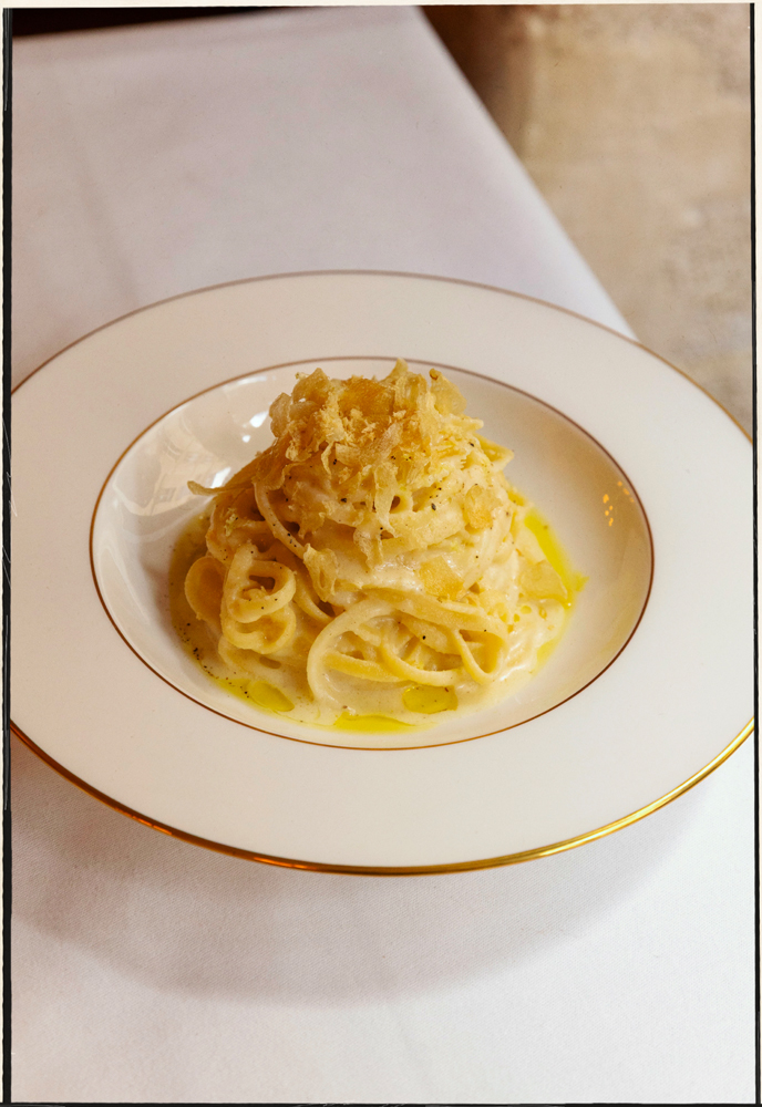 Pâte al limone du restaurant italien Billie à Paris.