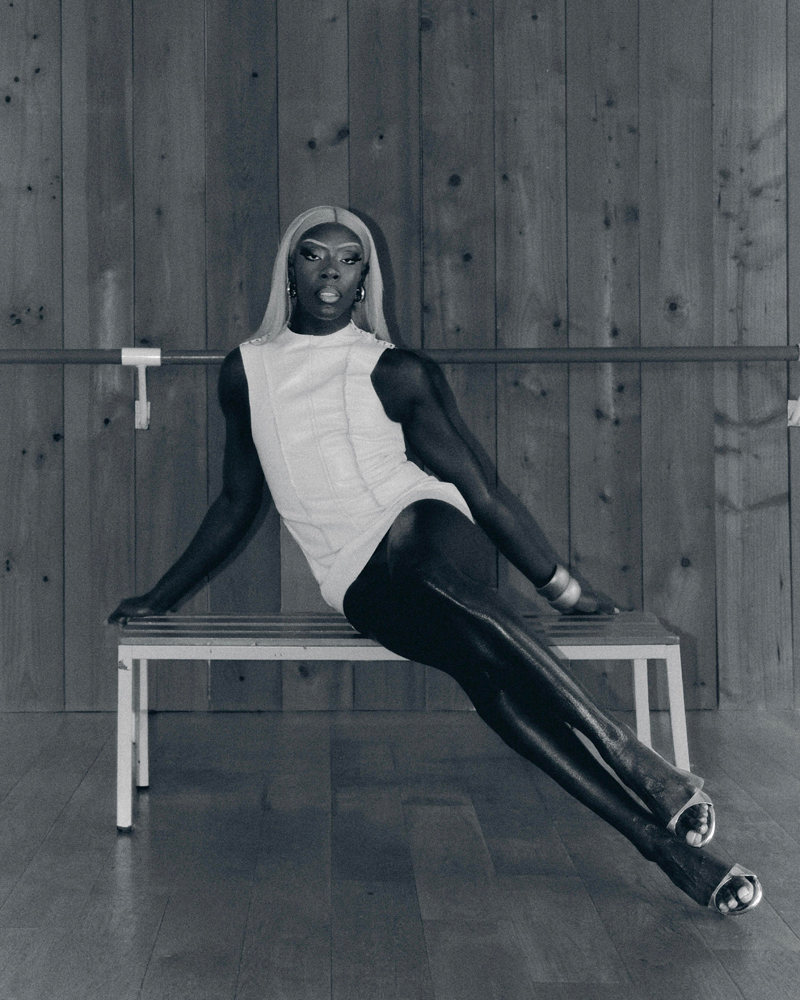 Portrait de la chanteuse et drag queen Keiona © Tom Kleinberg.