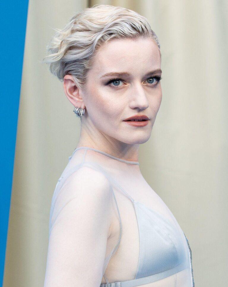 Julia Garner lors du lancement du film Les 4 Fantastiques (2025) au BFI IMAX, à Londres, le 10 juillet 2025. Photo par StillMoving.Net pourThe Walt Disney Company Limited.