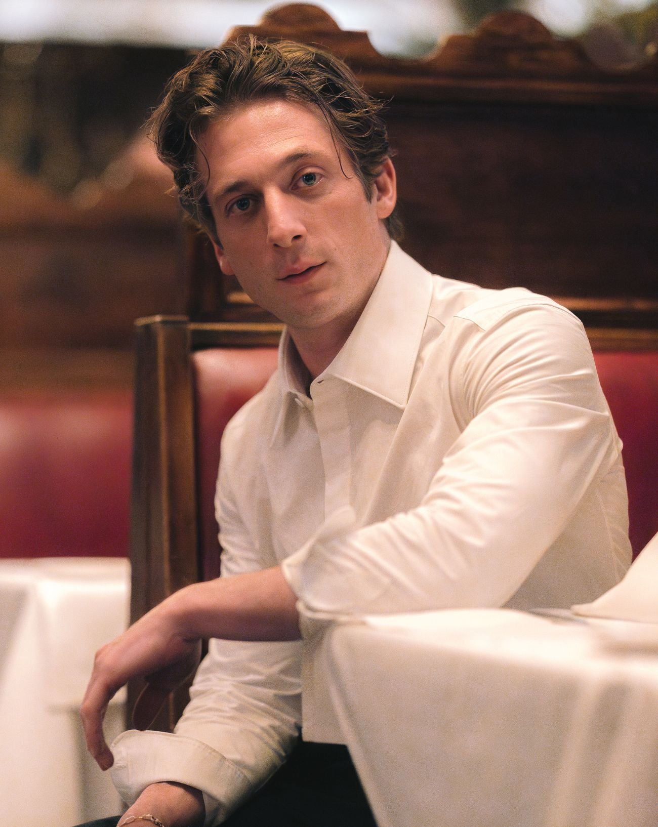 L'acteur Jeremy Allen White assiste à un dîner en l’honneur du casting et des producteurs de The Bear au Musso & Frank Grill, le 9 juin 2025, à Hollywood, en Californie.