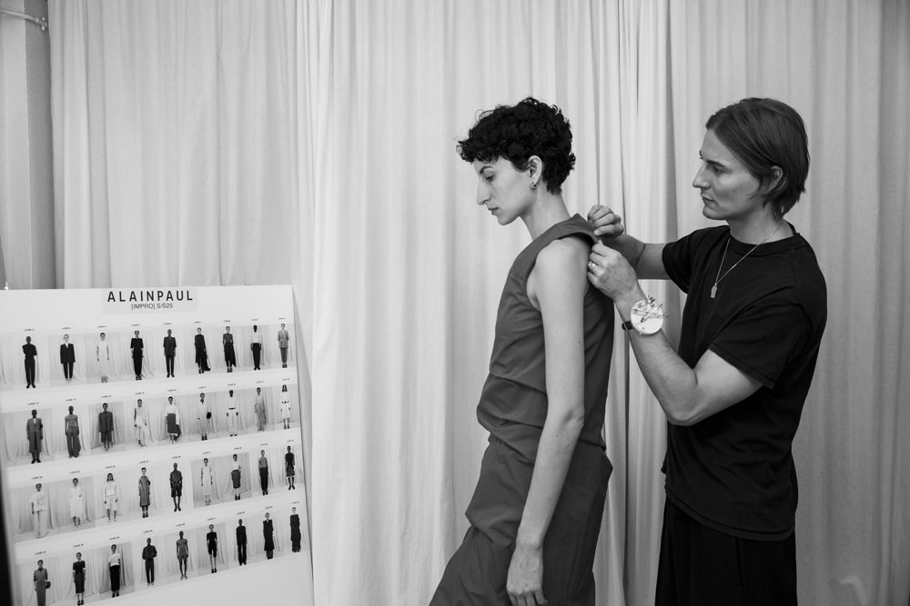 Alain Paul in his studio in the 11th arrondissement of Paris © Nathan Merchadier for Numéro.com.