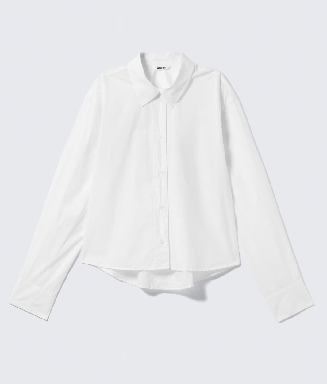 chemise en coton blanc weekday officewear 