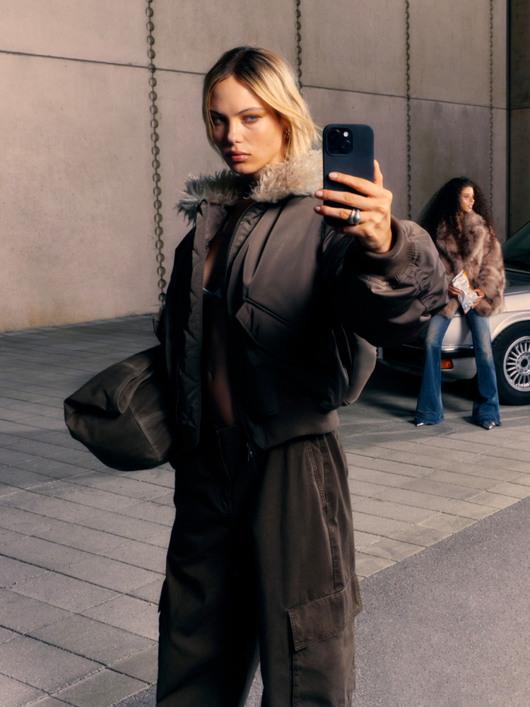 Blouson aviateur weekday automne-hiver 2025-2026.