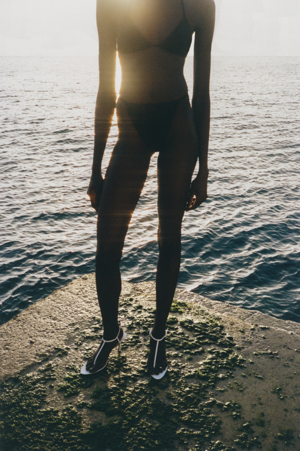 sandales en cuir blanc christen 