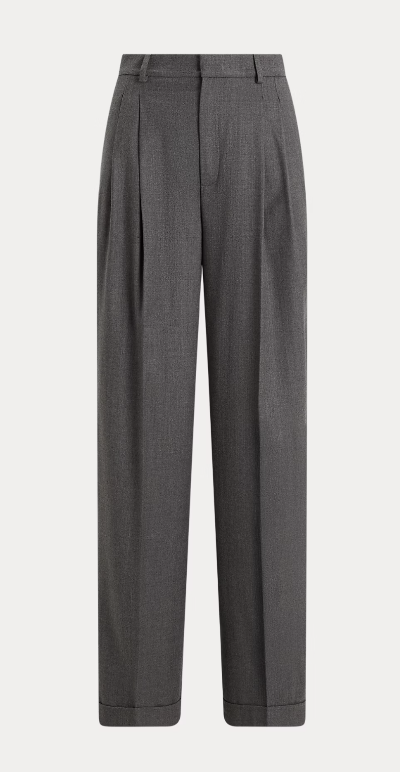 pantalon de tailleur en laine ralph lauren tendance officewear