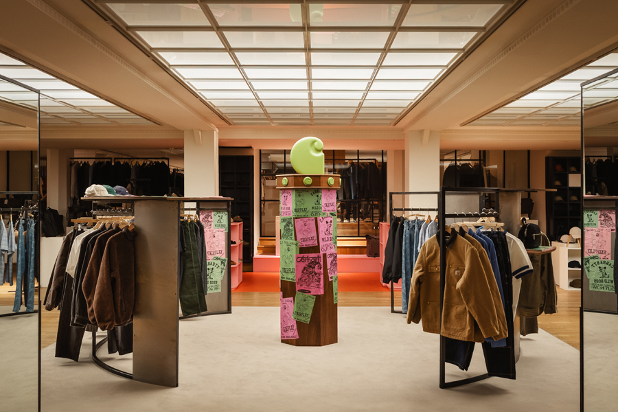 pop-up carhartt au bon marché 