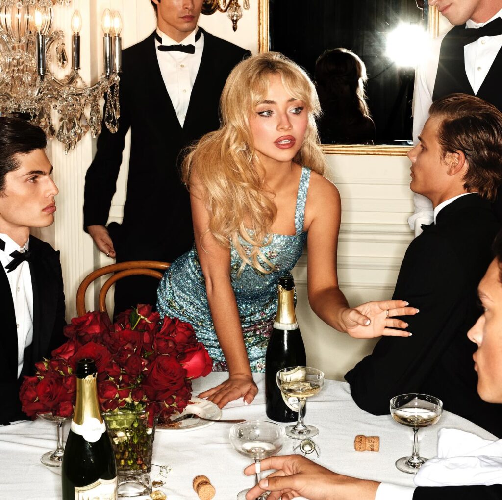 L'une des pochettes de l'album Man's Best Friend (2025) de Sabrina Carpenter.