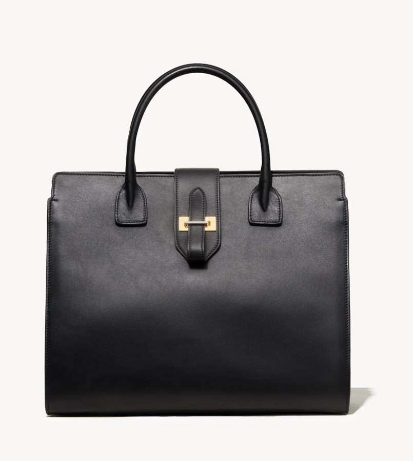 black leather stachel nili lotan