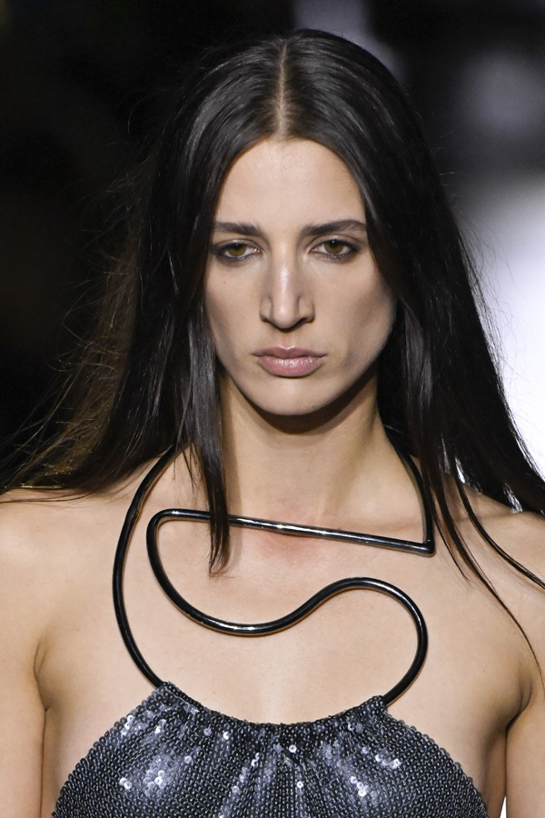 tendance make-up défilé coperni automne-hiver 2025-2026