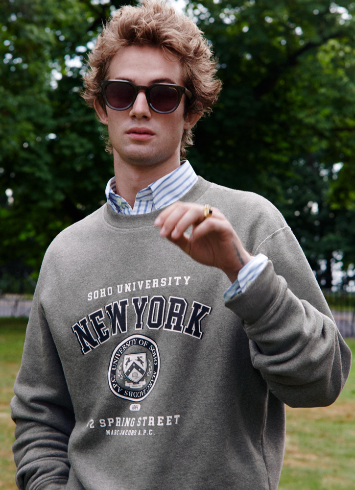 La collection A.P.C x Marc Jacobs © Nick Newbold.