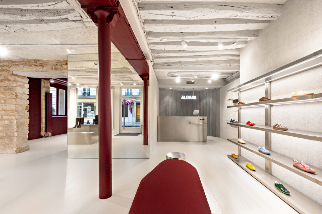 La boutique Alohas, Paris 3e.