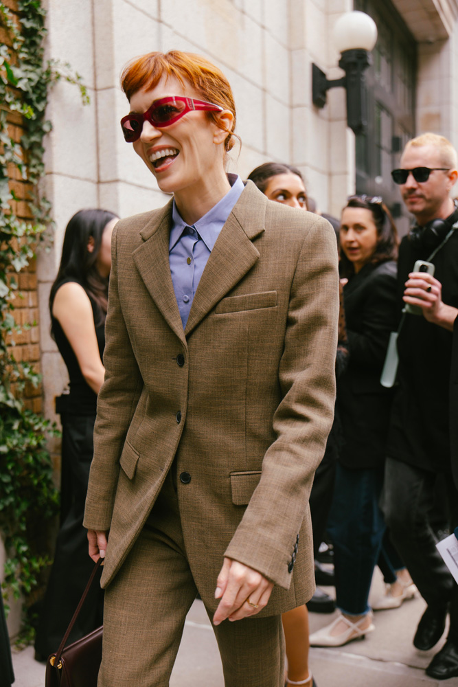 Britt Lower au défilé Calvin Klein printemps-été 2026.