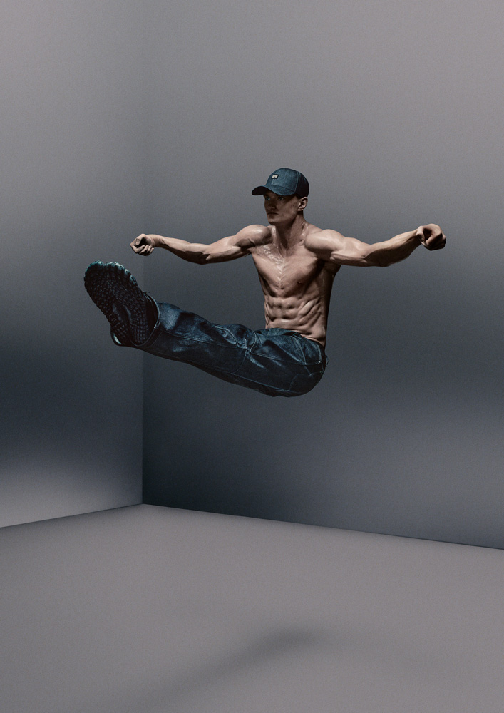 La collection de jeans Anatomic Denim de G-Star photographiée par Jordan Hemingway.