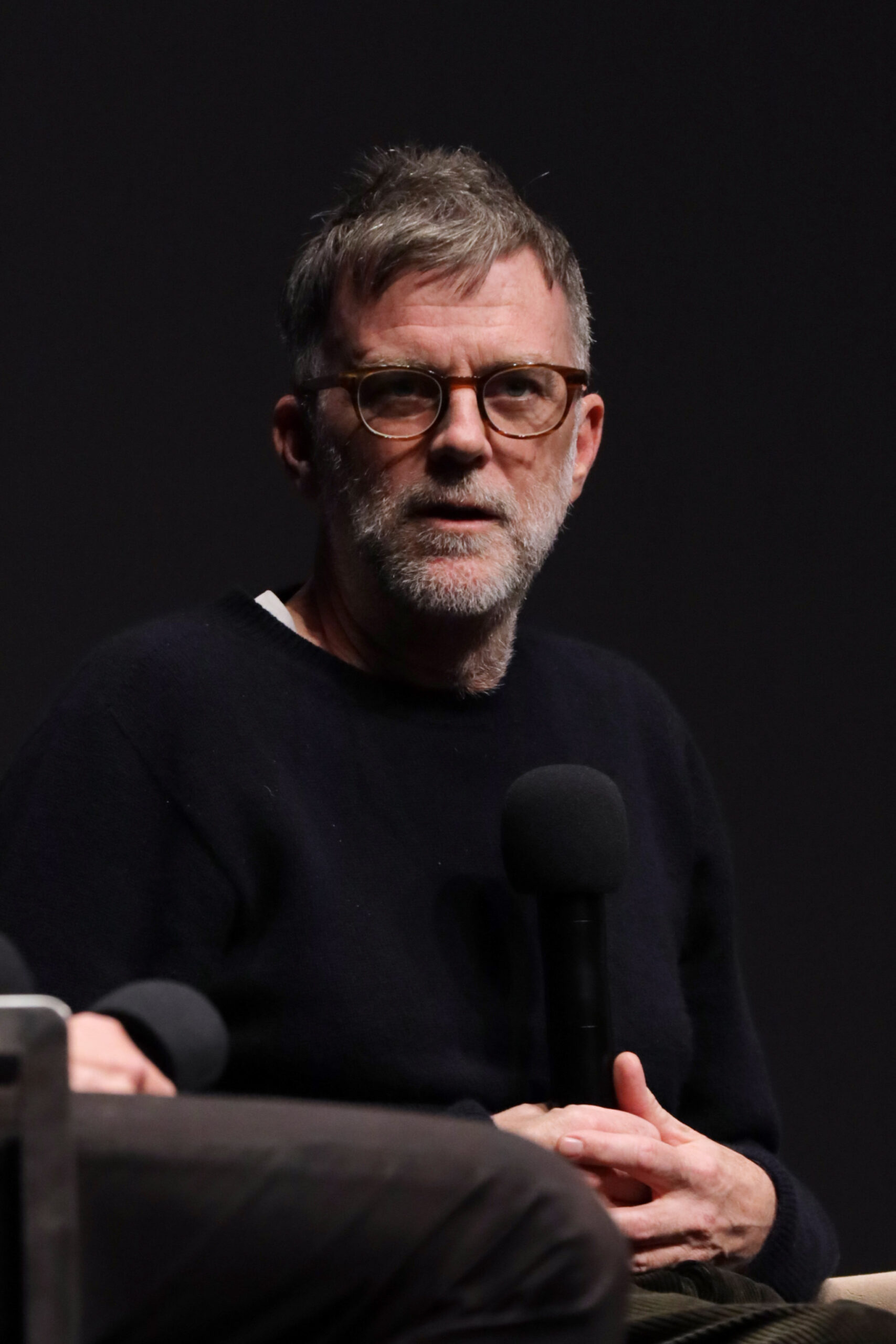 Director Paul Thomas Anderson during a Q&A session for the screening of the film Licorice Pizza at the 37th edition of the Santa Barbara International Film Festival in Arlington Theatre in Santa Barbara, California, on March 4th, 2022.