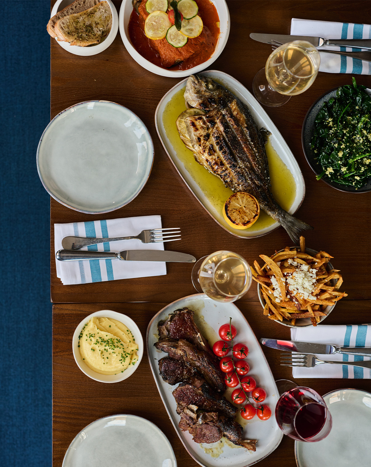 Le restaurant Spiti Sou, Paris 6e.