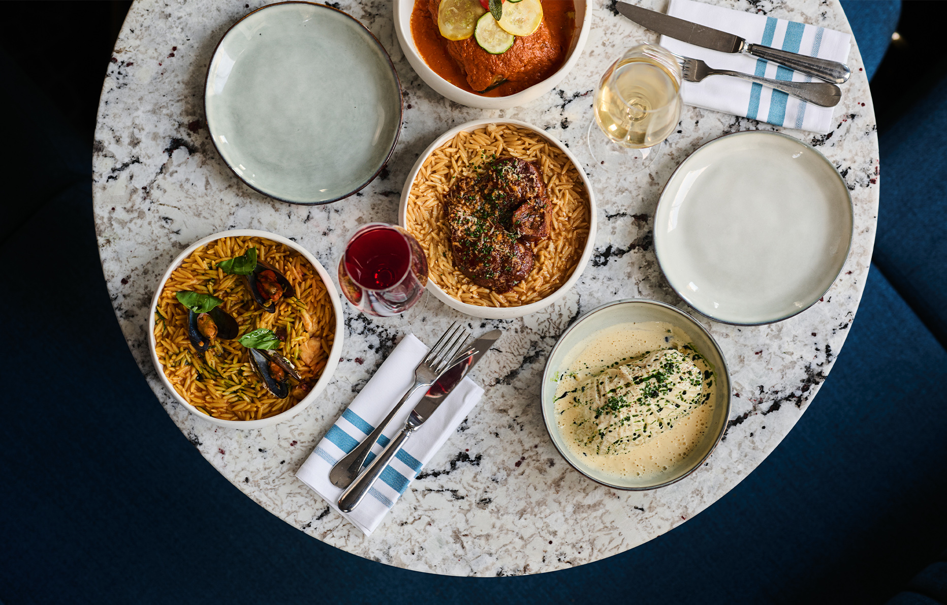 Le restaurant Spiti Sou, Paris 6e.