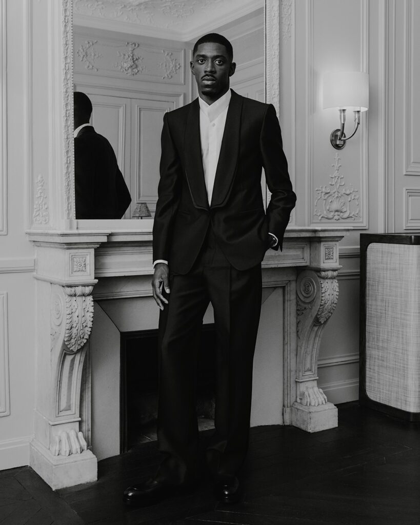 Ousmane Dembélé en costume Zegna pour la cérémonie du Ballon d'Or 2025 © Zegna.