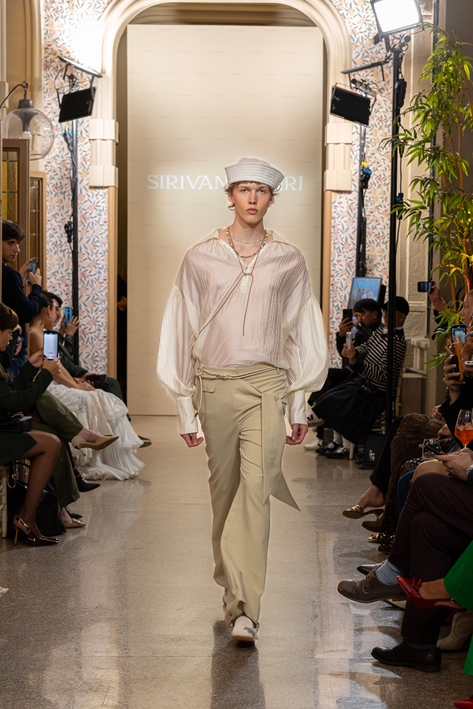 Le défilé Sirivannavari printemps-été 2026 à la Fashion Week de Milan