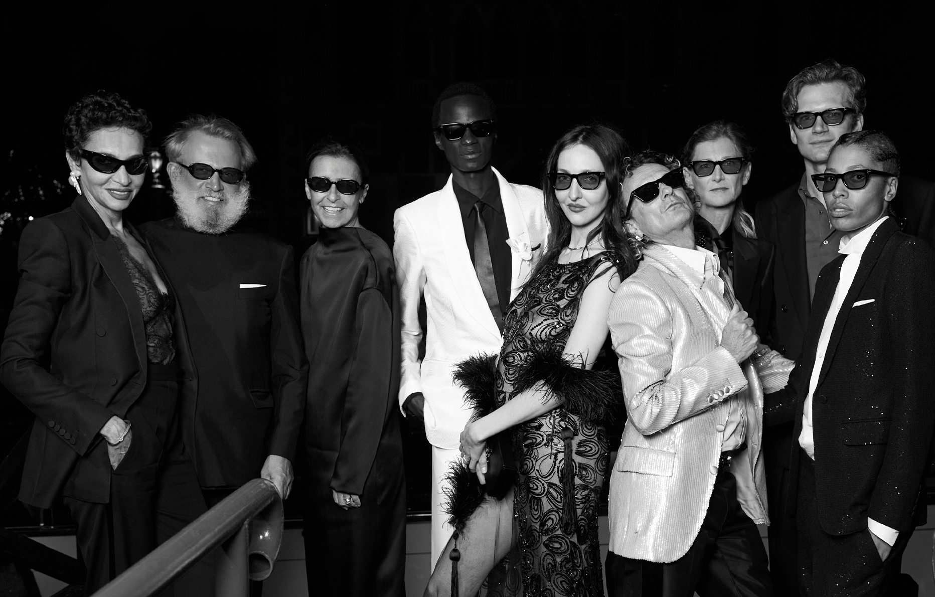 Les invités de la soirée Tom Ford à la Mostra de Venise 2025 © Saskia Lawaks.