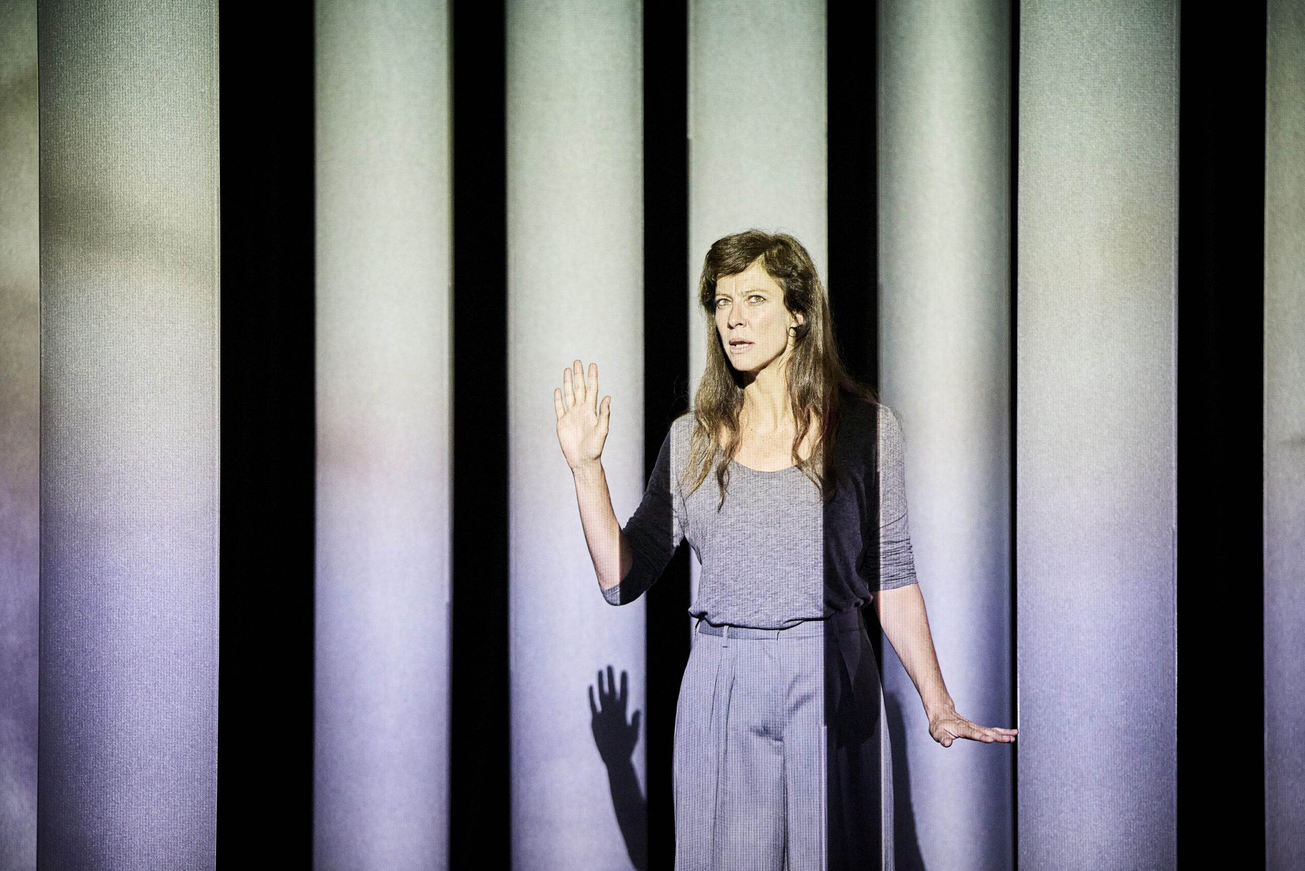 Anna Mouglalis dans l'adaptation au théâtre La chair est triste, hélas (2025) d'Ovidie