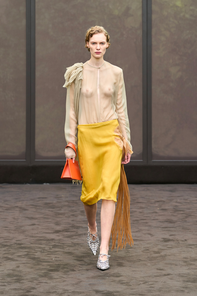 Le défilé Ferragamo printemps-été 2026 à la Fashion Week de Milan