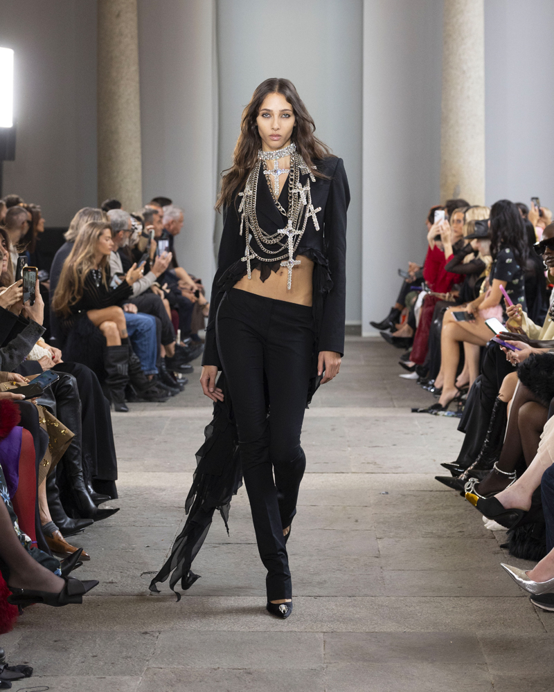 Le défilé Blumarine printemps-été 2026 à la Fashion Week de Milan